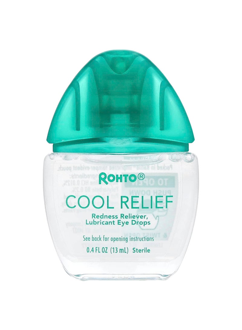 Cooling Eye Drops, Cool Relief, 0.4 fl oz (13 ml)